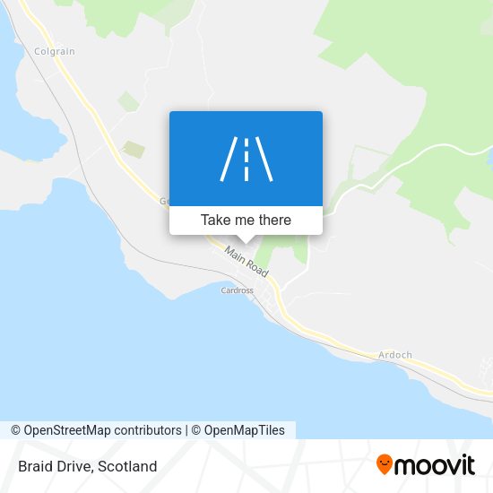 Braid Drive map
