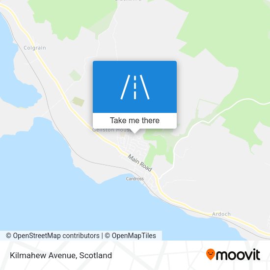 Kilmahew Avenue map