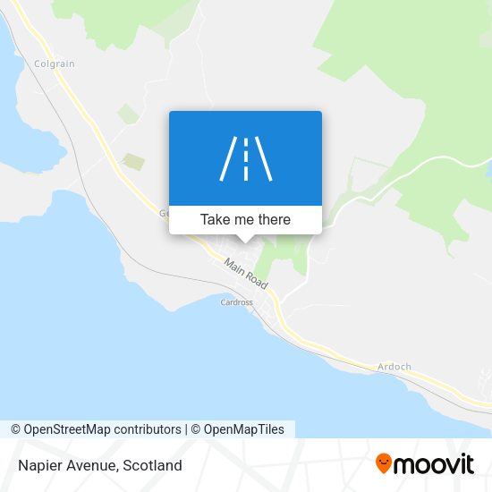 Napier Avenue map
