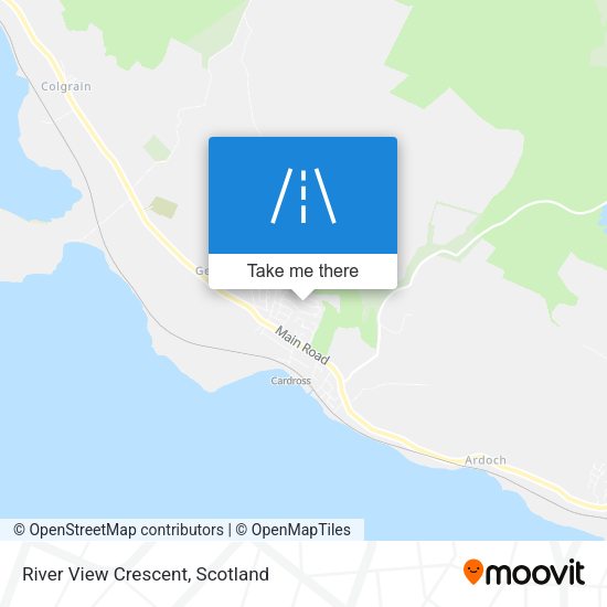 River View Crescent map
