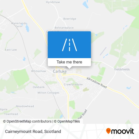 Cairneymount Road map
