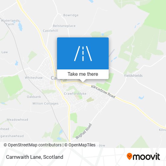 Carnwaith Lane map