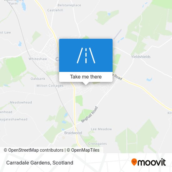 Carradale Gardens map