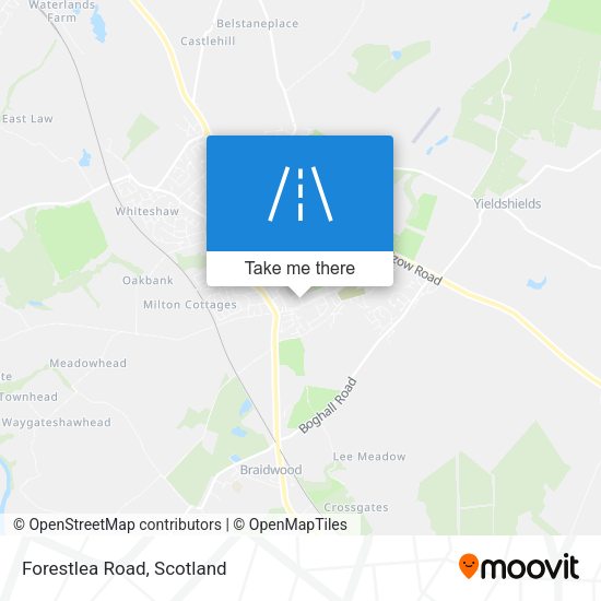 Forestlea Road map