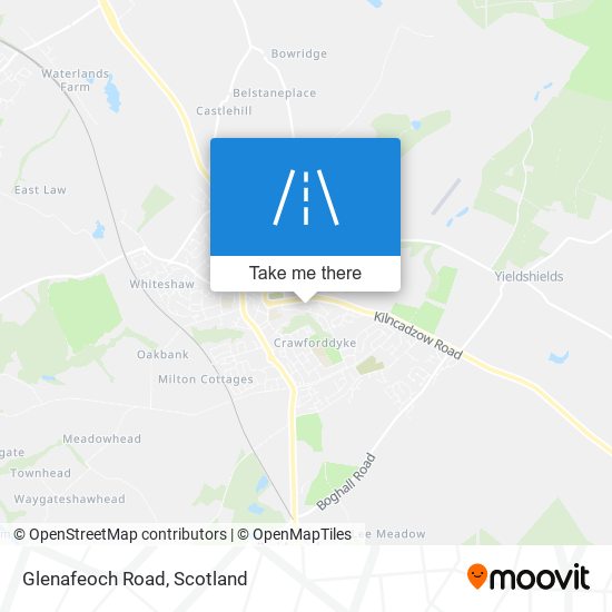 Glenafeoch Road map