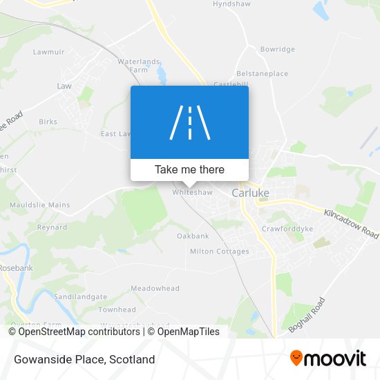 Gowanside Place map