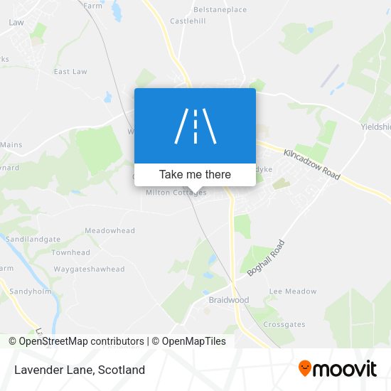 Lavender Lane map