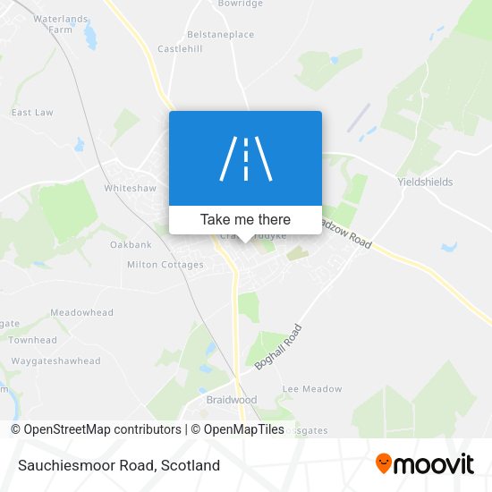 Sauchiesmoor Road map