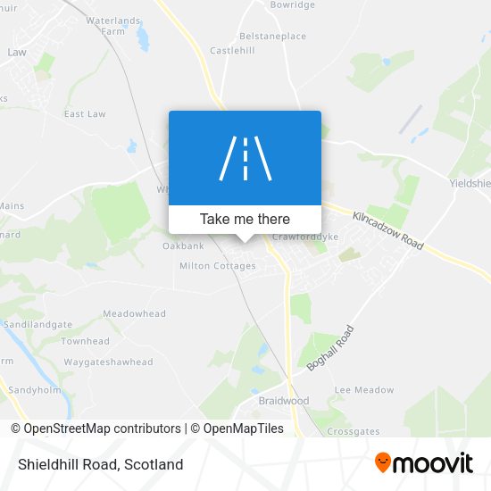 Shieldhill Road map