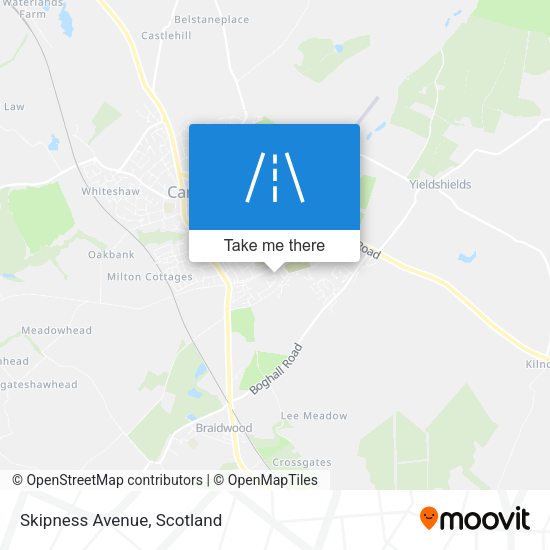 Skipness Avenue map