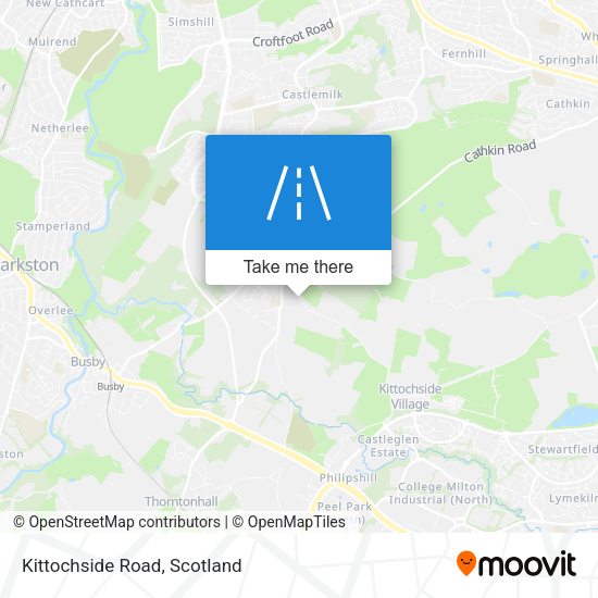 Kittochside Road map