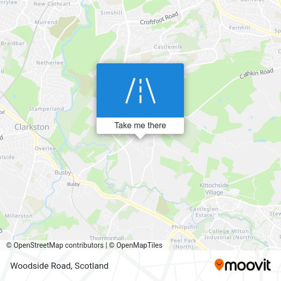 Woodside Road map