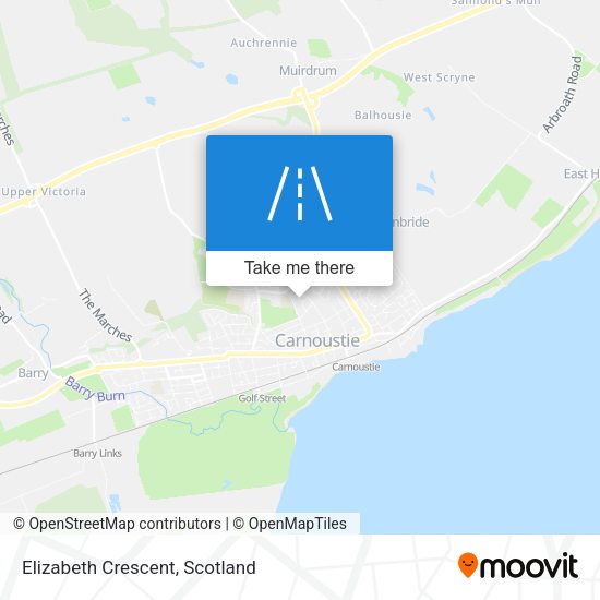Elizabeth Crescent map