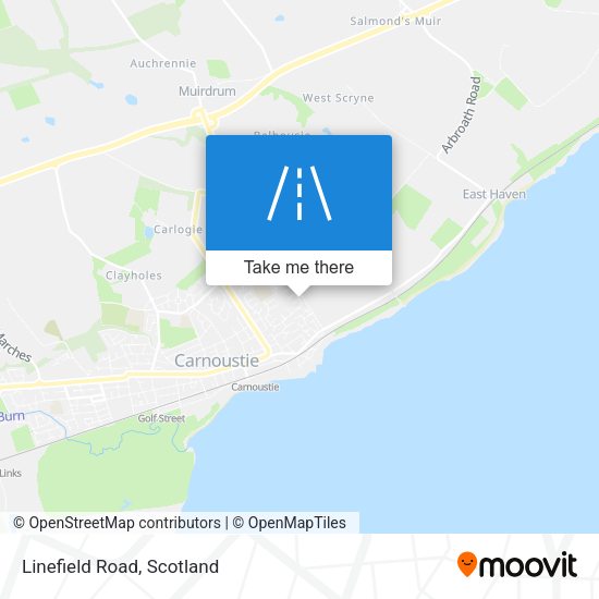 Linefield Road map