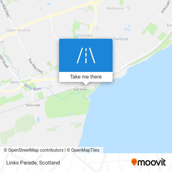 Links Parade map