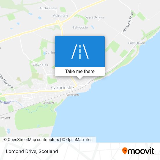Lomond Drive map