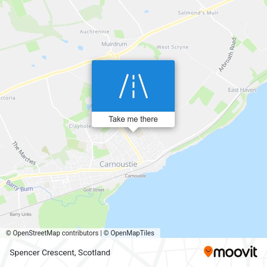 Spencer Crescent map