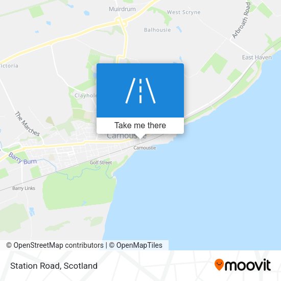 Station Road map