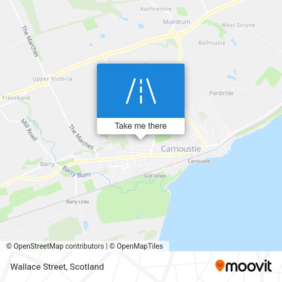 Wallace Street map