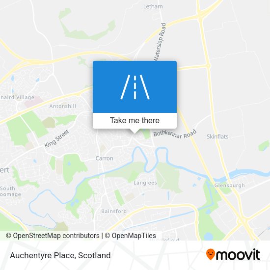 Auchentyre Place map