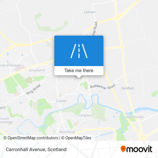 Carronhall Avenue map
