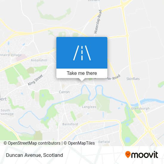 Duncan Avenue map