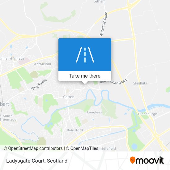 Ladysgate Court map
