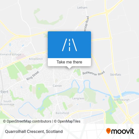 Quarrolhall Crescent map