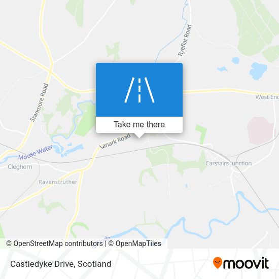 Castledyke Drive map