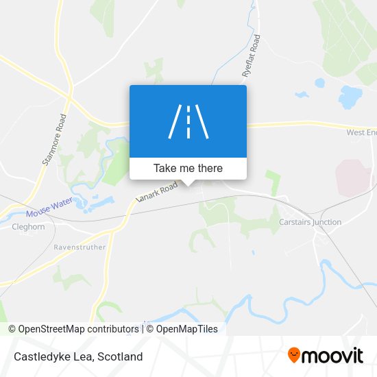 Castledyke Lea map