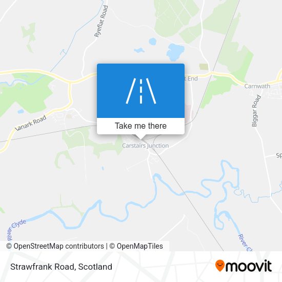Strawfrank Road map