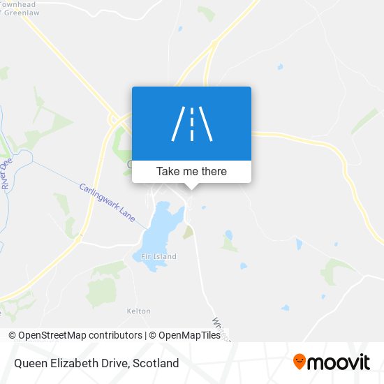 Queen Elizabeth Drive map