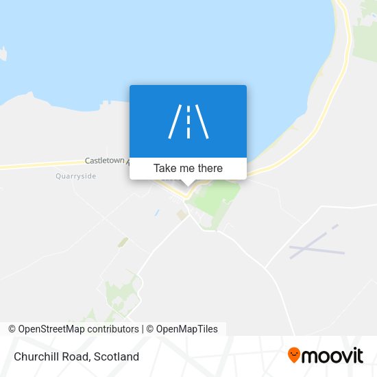 Churchill Road map