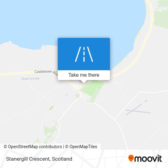 Stanergill Crescent map