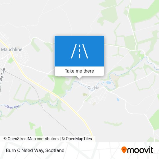 Burn O'Need Way map