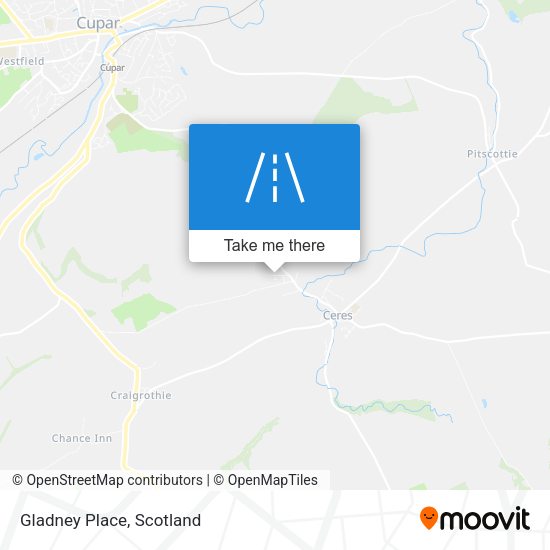 Gladney Place map
