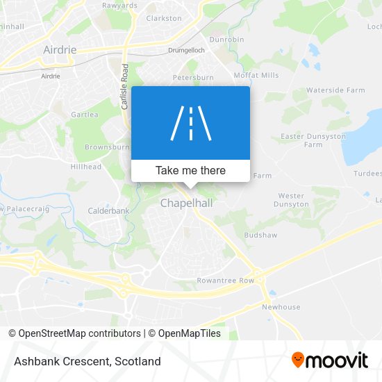 Ashbank Crescent map