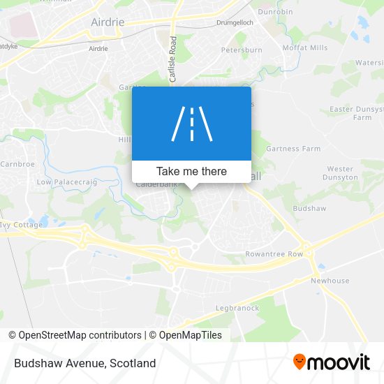 Budshaw Avenue map
