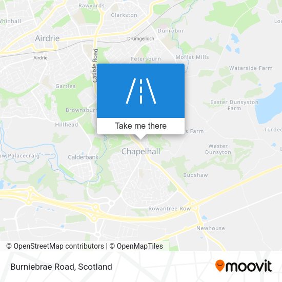 Burniebrae Road map