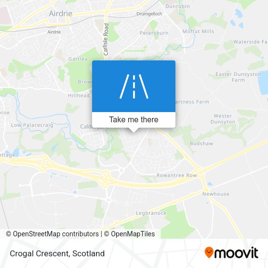 Crogal Crescent map