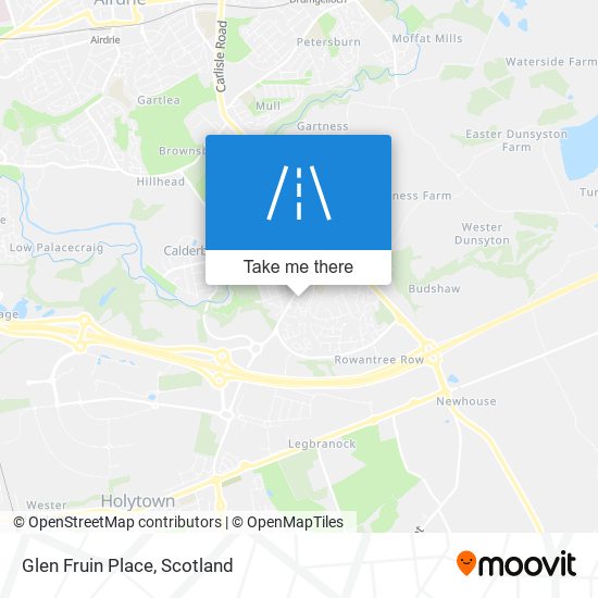 Glen Fruin Place map