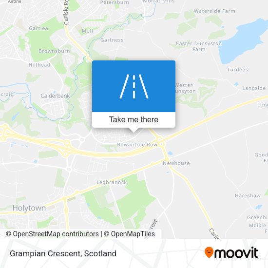 Grampian Crescent map