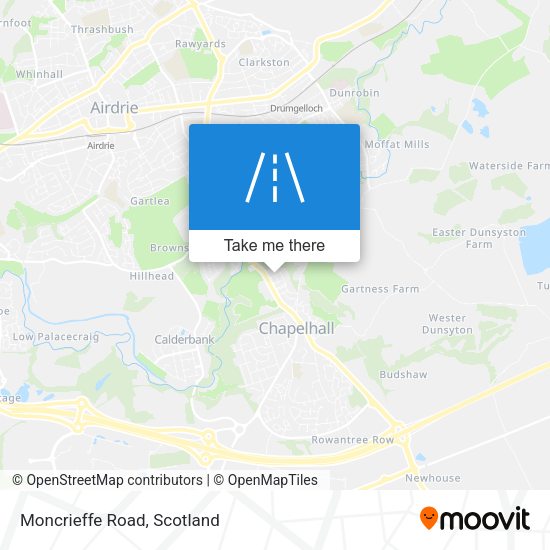 Moncrieffe Road map