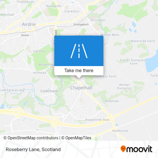 Roseberry Lane map