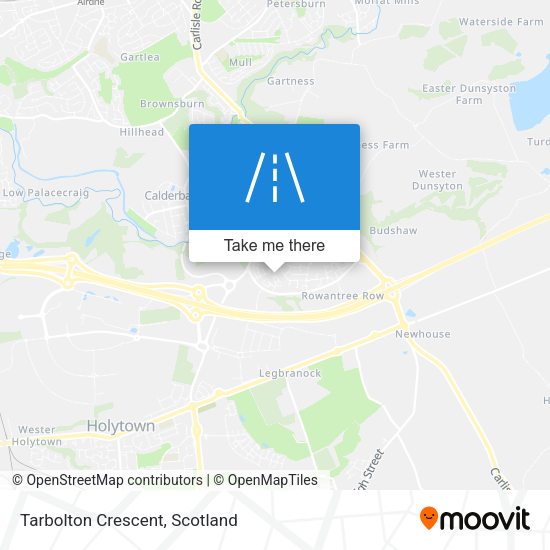 Tarbolton Crescent map