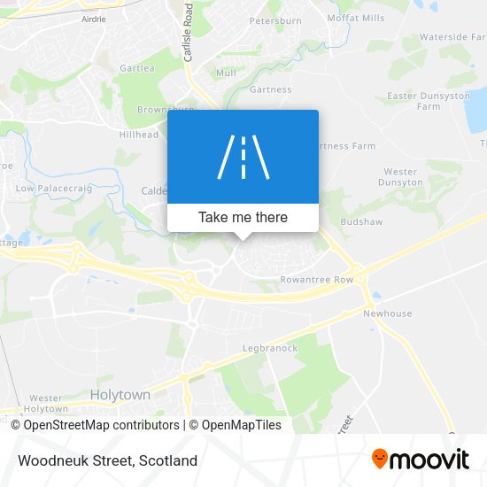 Woodneuk Street map