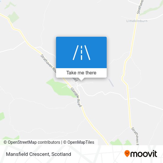 Mansfield Crescent map