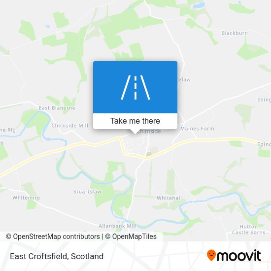 East Croftsfield map
