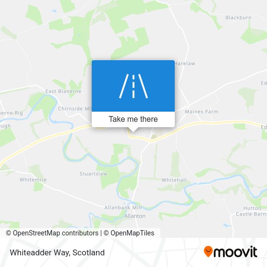 Whiteadder Way map