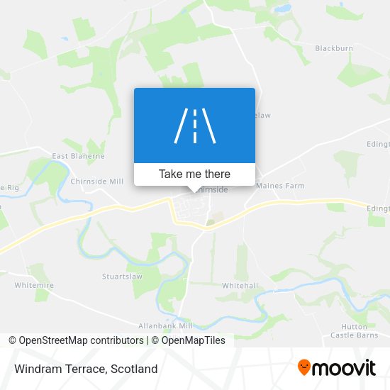 Windram Terrace map